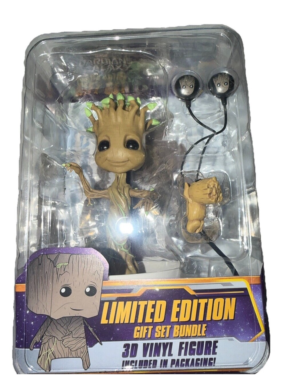 NECA Limited Edition Guardians of the Galaxy Baby Dancing Groot Gift Set New
